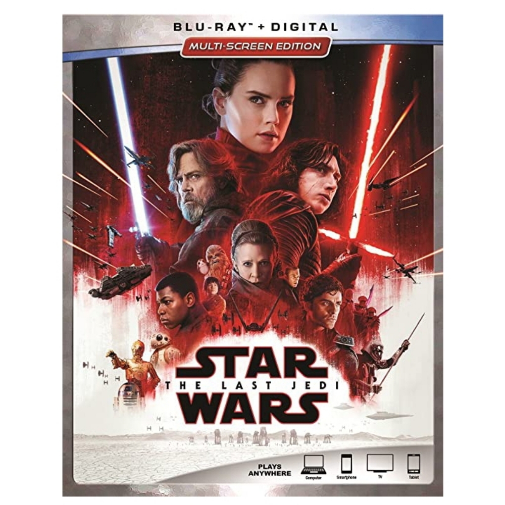 Star Wars: THE LAST JEDI Walmart Exclusive BluRay - Picture 1 of 5